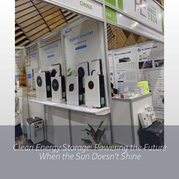 Clean Energy Storage: Powering the Future When the Sun Doesn't Shine